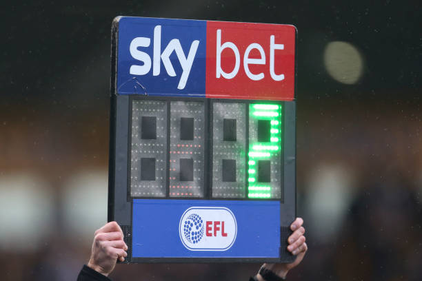 EFL teams vote to permit five substitutions for rest of season