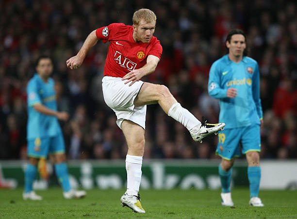 Premier League player Paul Scholes