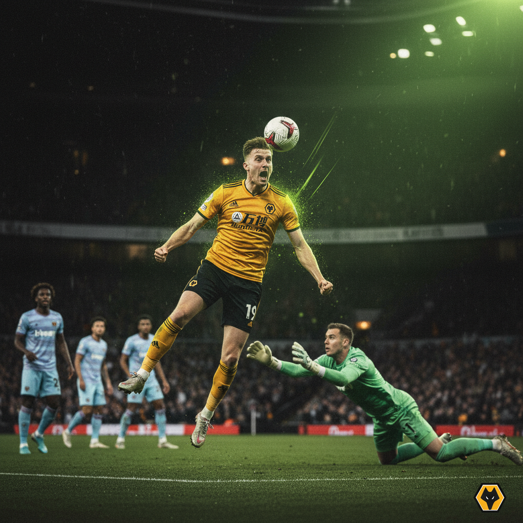 West Ham manager Graham Potter looks dejected on the sideline after a 3-2 comeback defeat to Wolves.