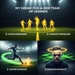 My Dream Five-a-Side Team of Legends I Played With