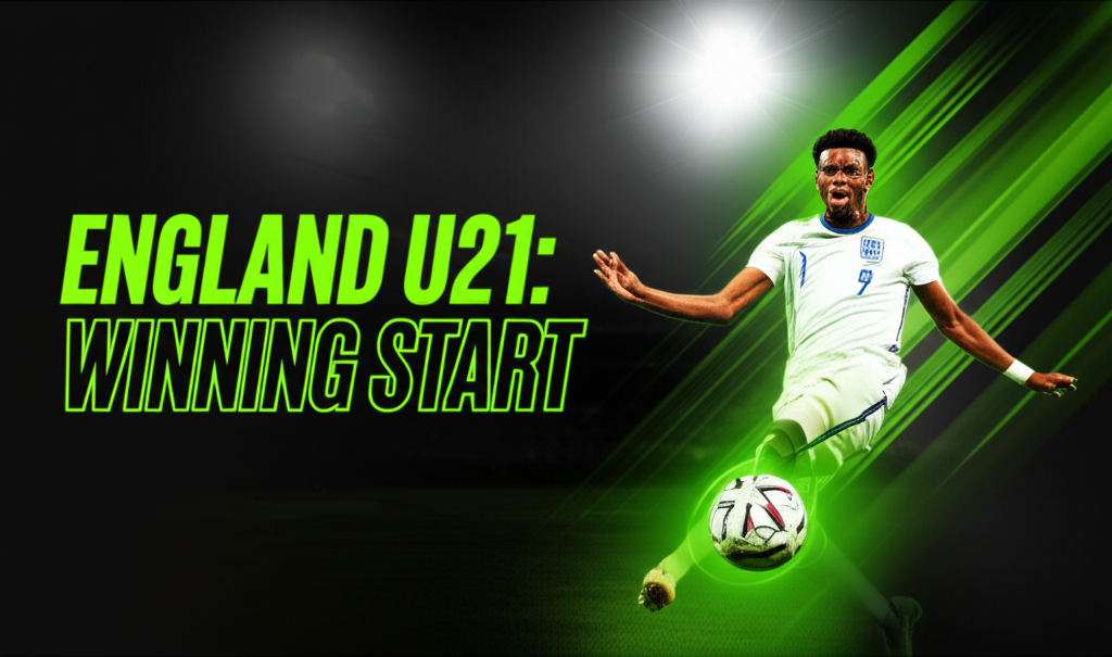 Ethan Nwaneri scores for England U21 against Kazakhstan in a Euro qualifier.