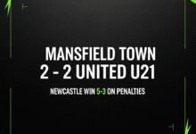 Thriller at One Call: Newcastle U21s Edge Mansfield in Penalty Drama