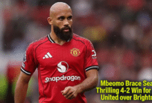 Mbeumo Brace Seals Thrilling 4-2 Win for Man United Over Brighton