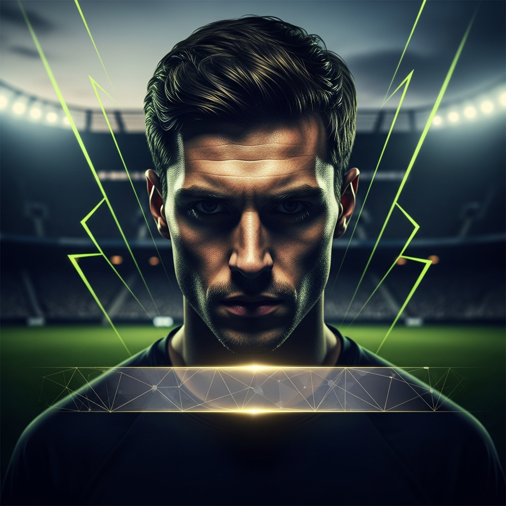 Jude Bellingham in action, looking determined on the football field