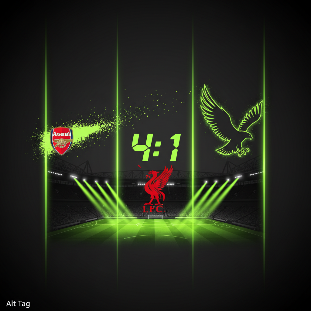 Graphic of Anfield stadium with PSV\