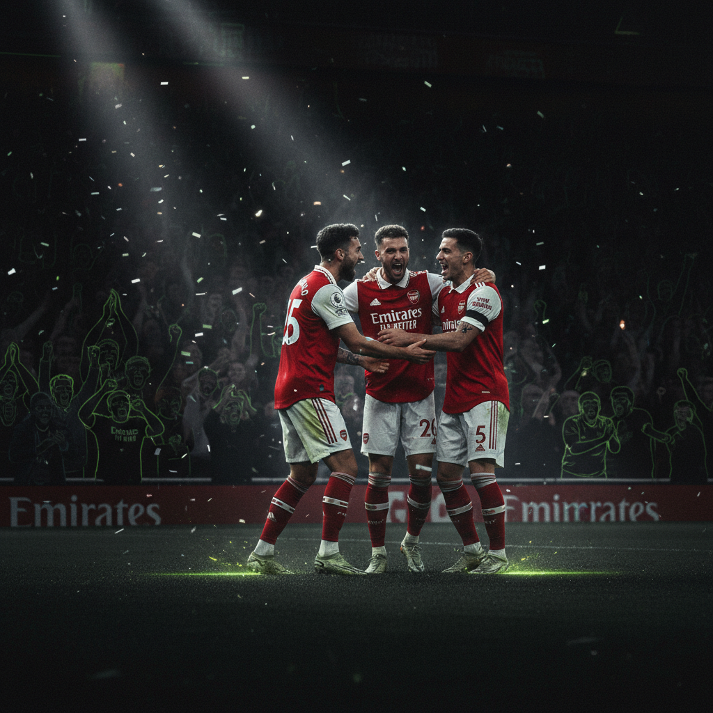 Liverpool players looking dejected in the rain, with a dark and lime green color theme, illustrating their tough start to the season.