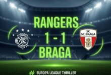Rangers and Braga Battle Rangers and Braga Battle