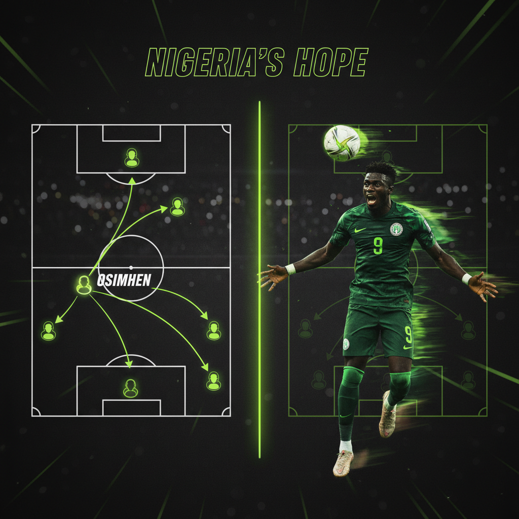 Tactical diagram showing Nigeria\