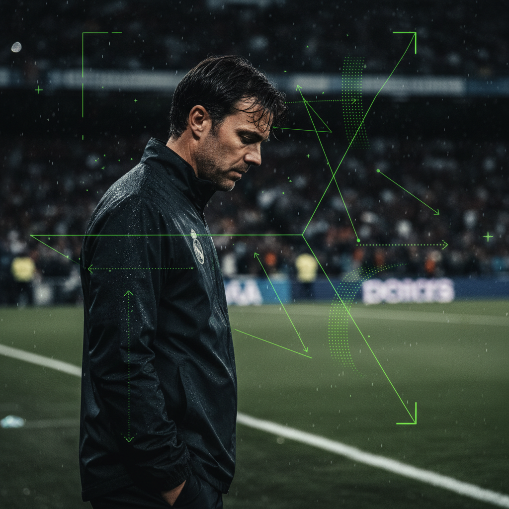 Real Madrid players in a tense moment during the 2-2 draw with Elche under Xabi Alonso's management.