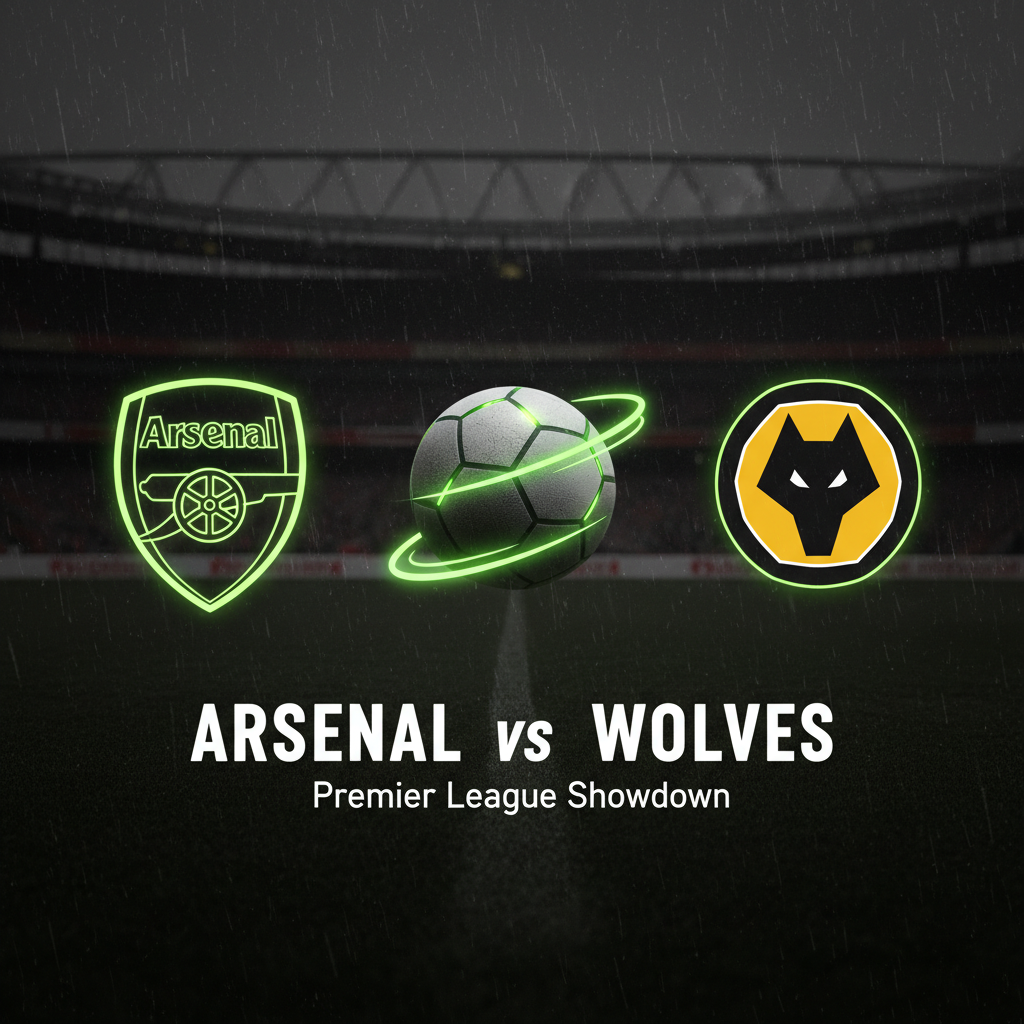 Leandro Trossard of Arsenal dribbling against a Wolves defender, highlighting his key role in the fixture.