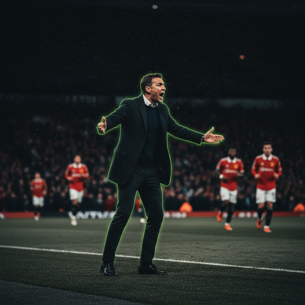 Manchester United captain Bruno Fernandes celebrating a goal with passion.