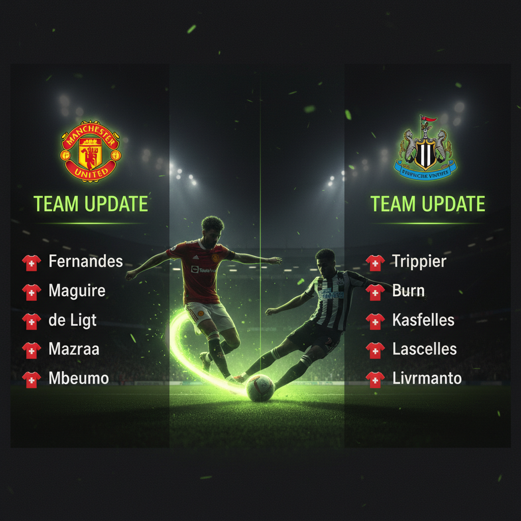 A blurred, dynamic shot capturing the intensity of a football match, with stadium lights creating a dramatic backdrop and a hint of lime green light streaks indicating fast-paced action.