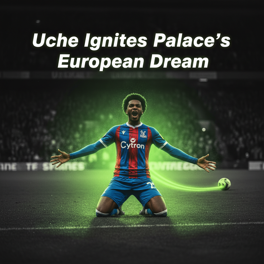 Crystal Palace goalkeeper making a save.