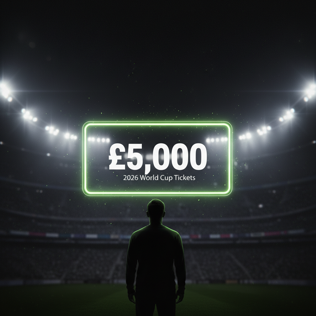 A stylized globe with football pitch lines, glowing with a lime green energy, representing the global reach of football and the increasing financial pressures on its international audience.