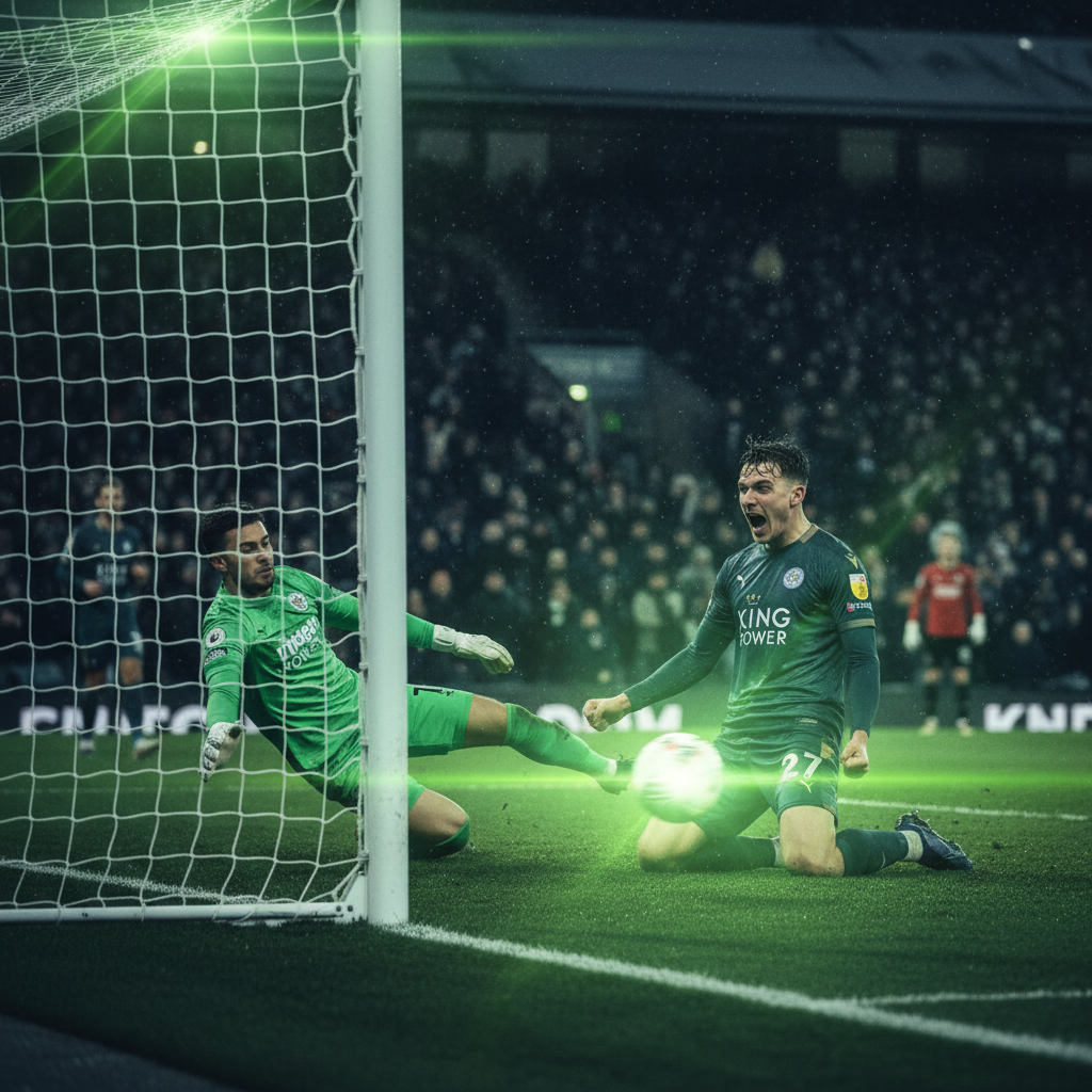 Mark Sykes scores Bristol City's first goal in their comeback draw against Leicester City at Ashton Gate.