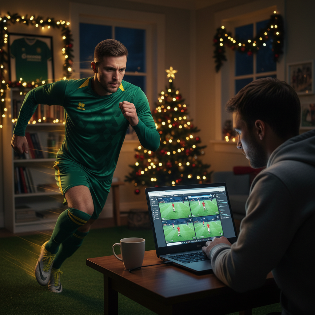 Footballer preparing for a gym session on a rest day Non-league footballer training at the gym with weights
