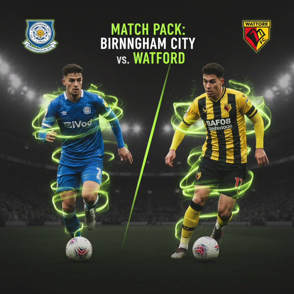 St Andrew's @ Knighthead Park stadium at night with a lime green and dark tone color scheme.