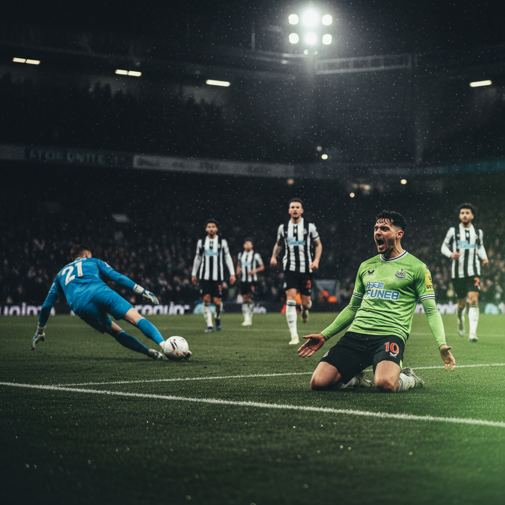 Lewis Miley celebrates becoming Newcastle\