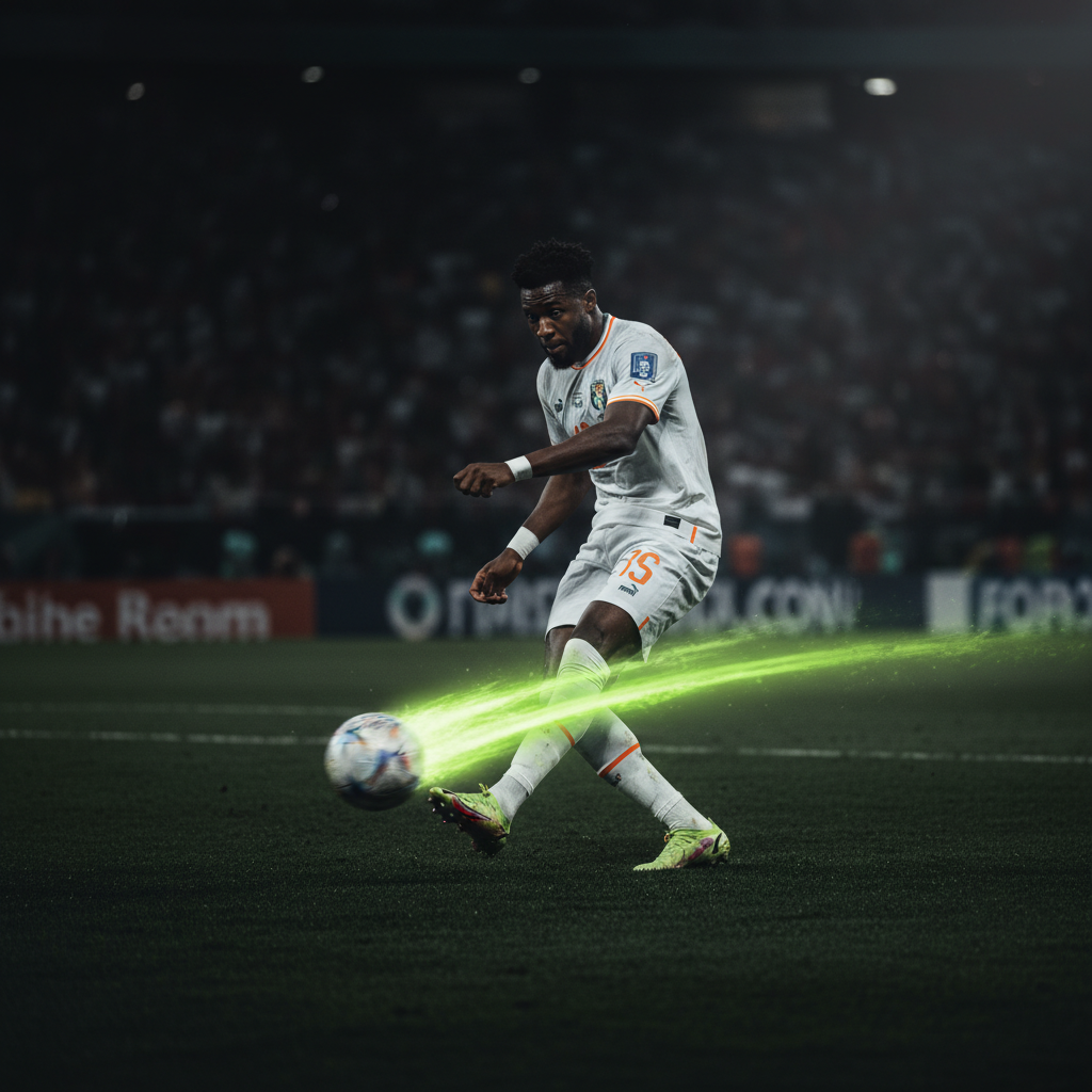 Burkina Faso's Edmond Tapsoba executing a perfect tackle in the AFCON 2025 Round of 16.