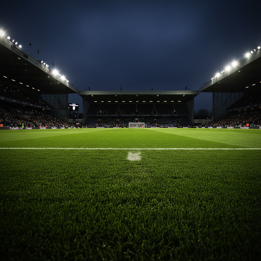 A dynamic football match scene, highlighting the intensity of Premier League action.