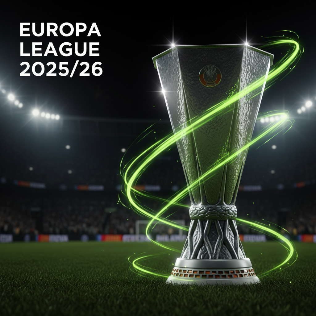 An image of the Europa League trophy, signifying the pinnacle of the competition.