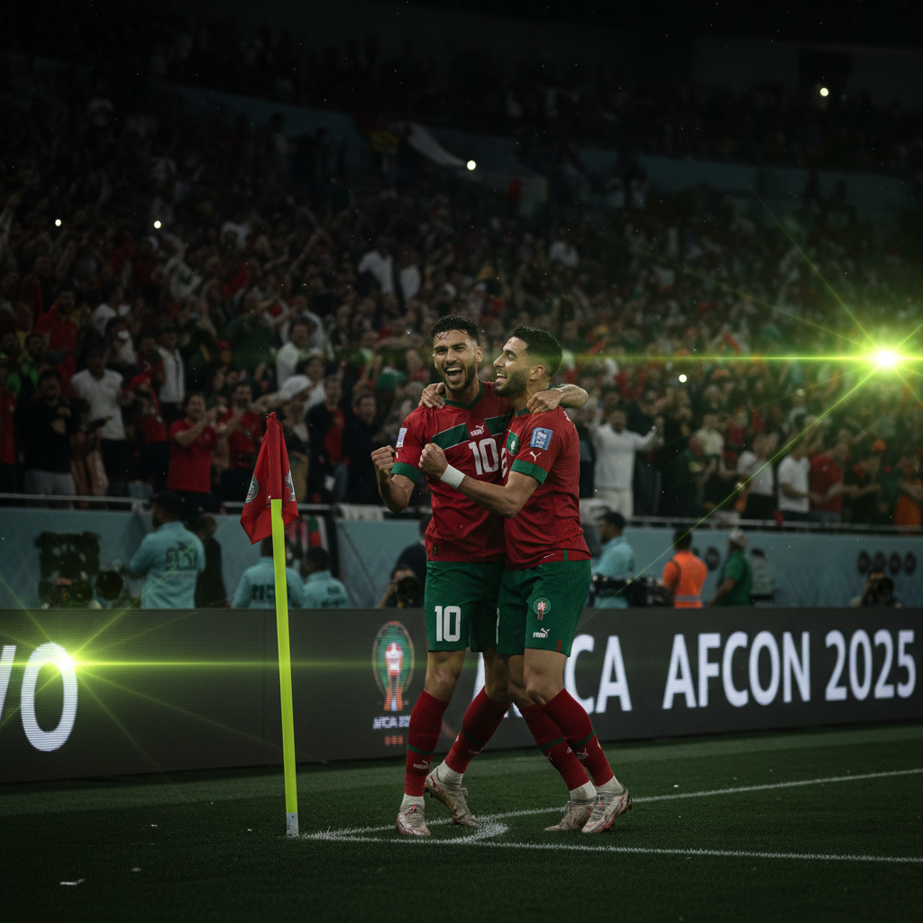 A Senegal player dribbles the ball during the AFCON 2025 match against Mali.