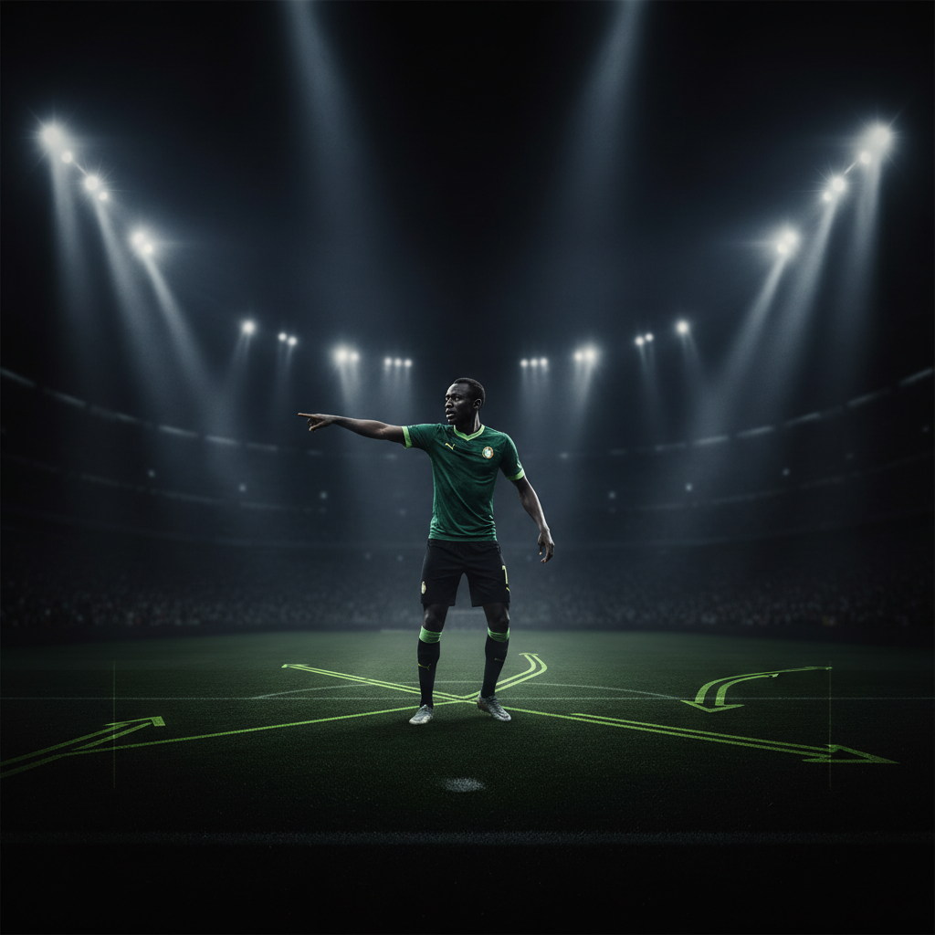 Senegal's Papa Gueye celebrates his crucial goal against Sudan in the AFCON 2025 knockout stage.