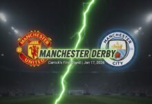 Carrick’s Debut as Man Utd Faces Man City