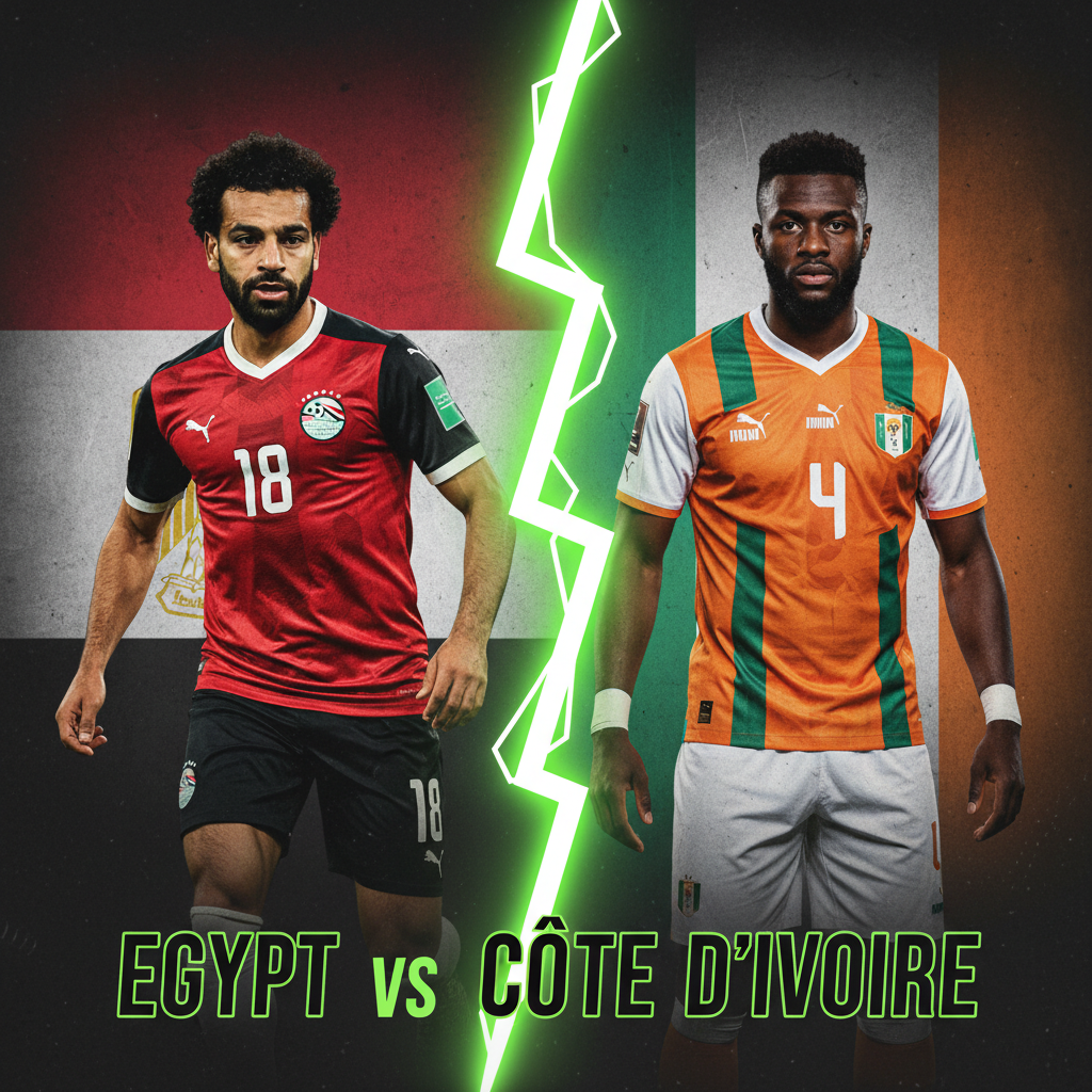 Egypt celebrates winning the 2006 AFCON final against Côte d'Ivoire on penalties.