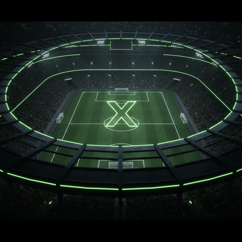 An example of an engaging live tweet featuring analysis, a hashtag, and an interactive poll, using a dark and lime green design.