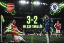 Arsenal Seizes Advantage in EFL Cup Thriller