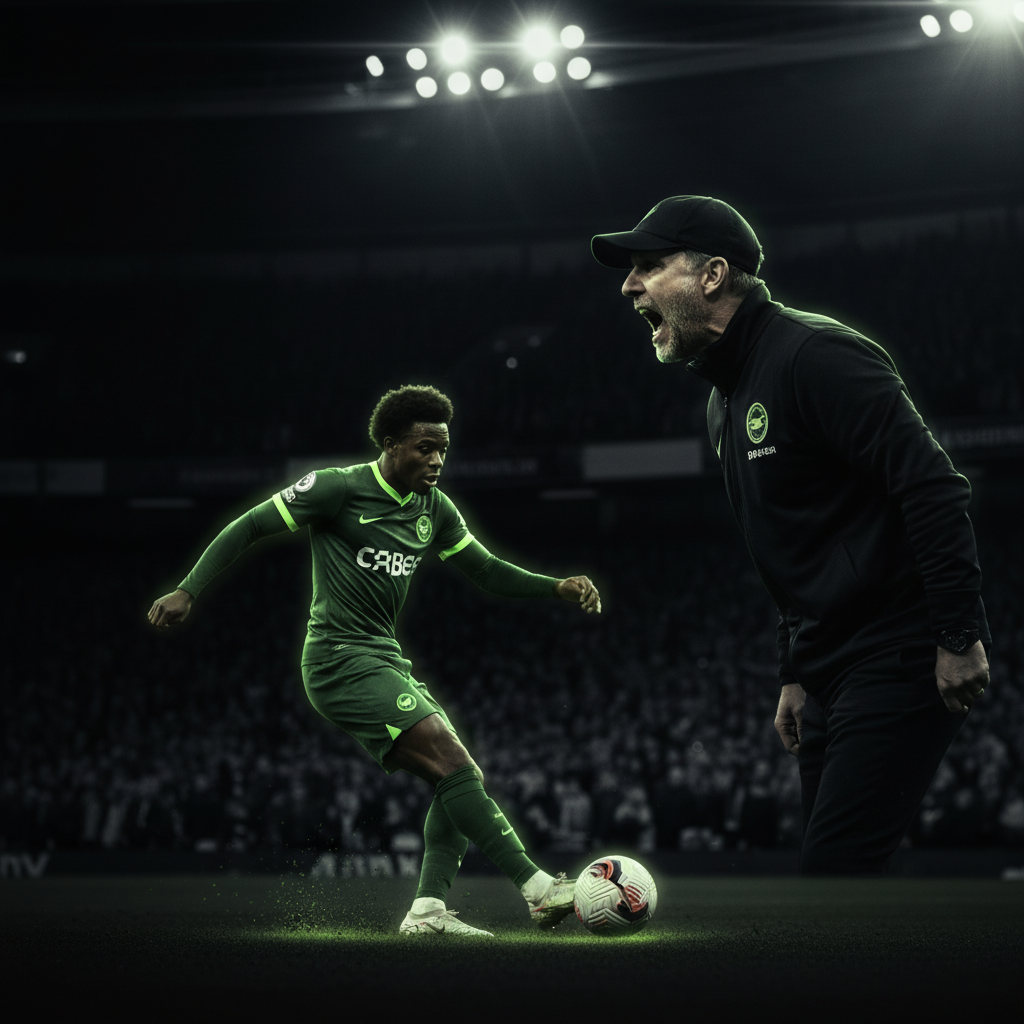 A general football action shot, possibly a midfield battle or a player in possession, adding to the match intensity vibe.