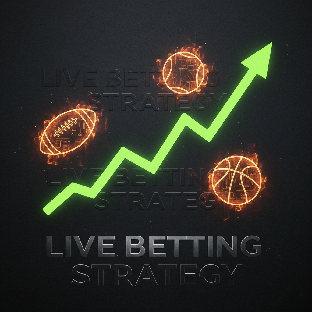 A person analyzing real-time sports data on a large screen with lime green charts and numbers, representing live betting insights.