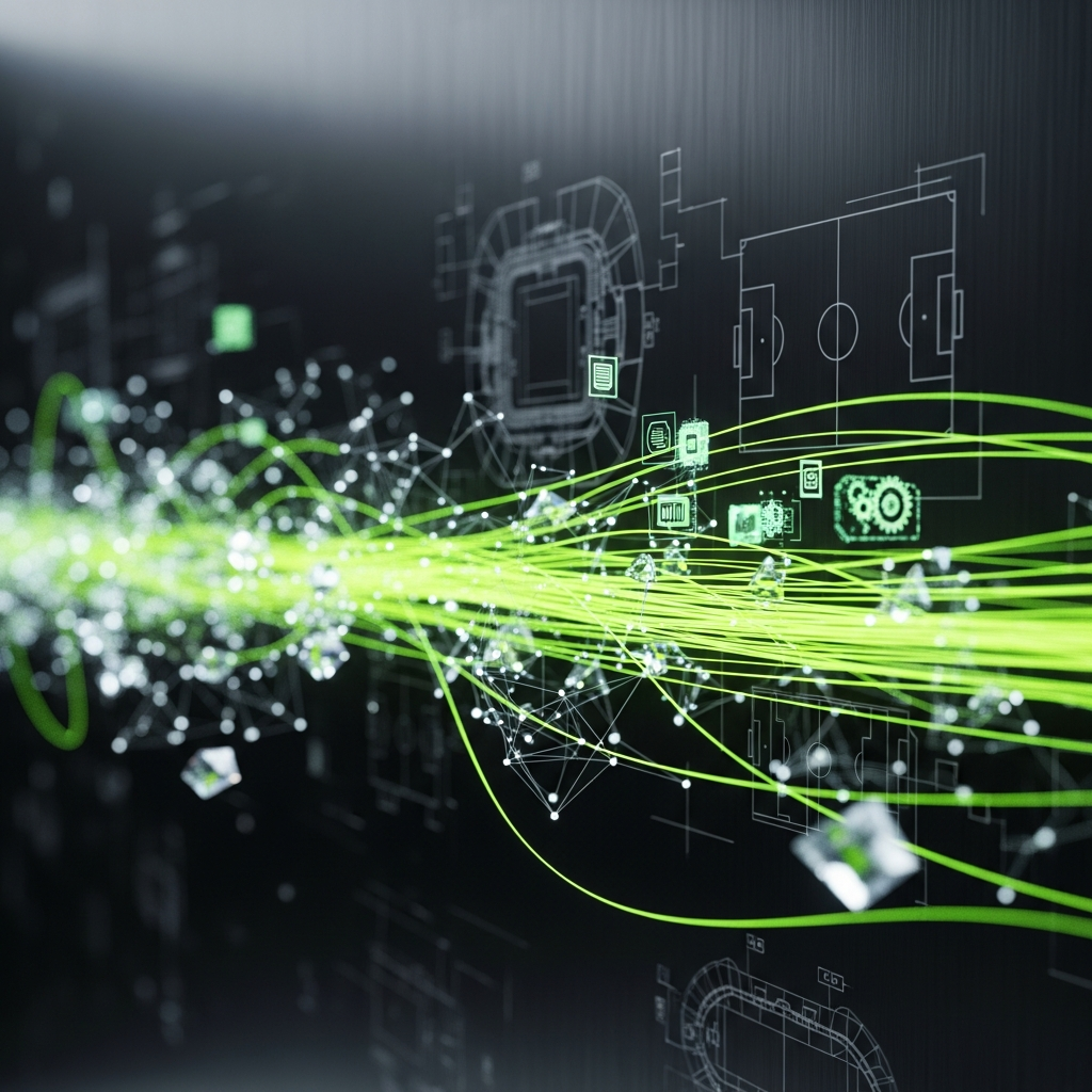 Digital Efficiency Abstract Background