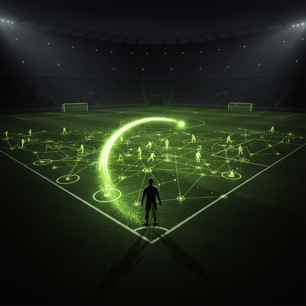 Predictive AI visualization in football