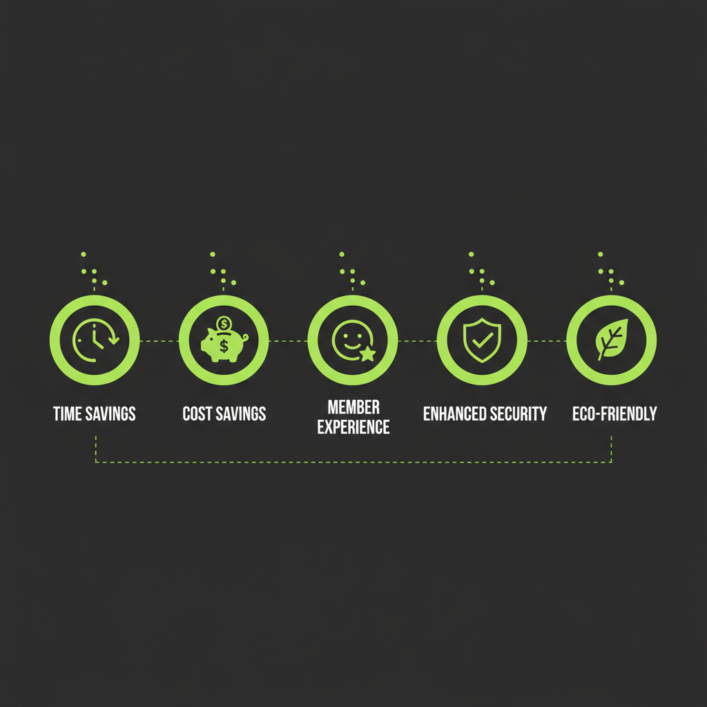 Digital interface showing connectivity and automation.