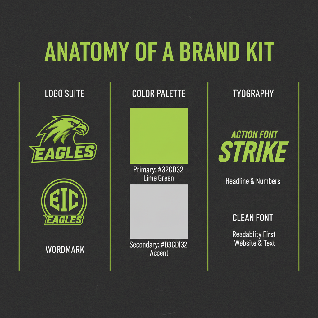 Two jerseys demonstrating the importance of color contrast for visibility, with one showing hard-to-read dark numbers and the other showing easy-to-read light numbers.