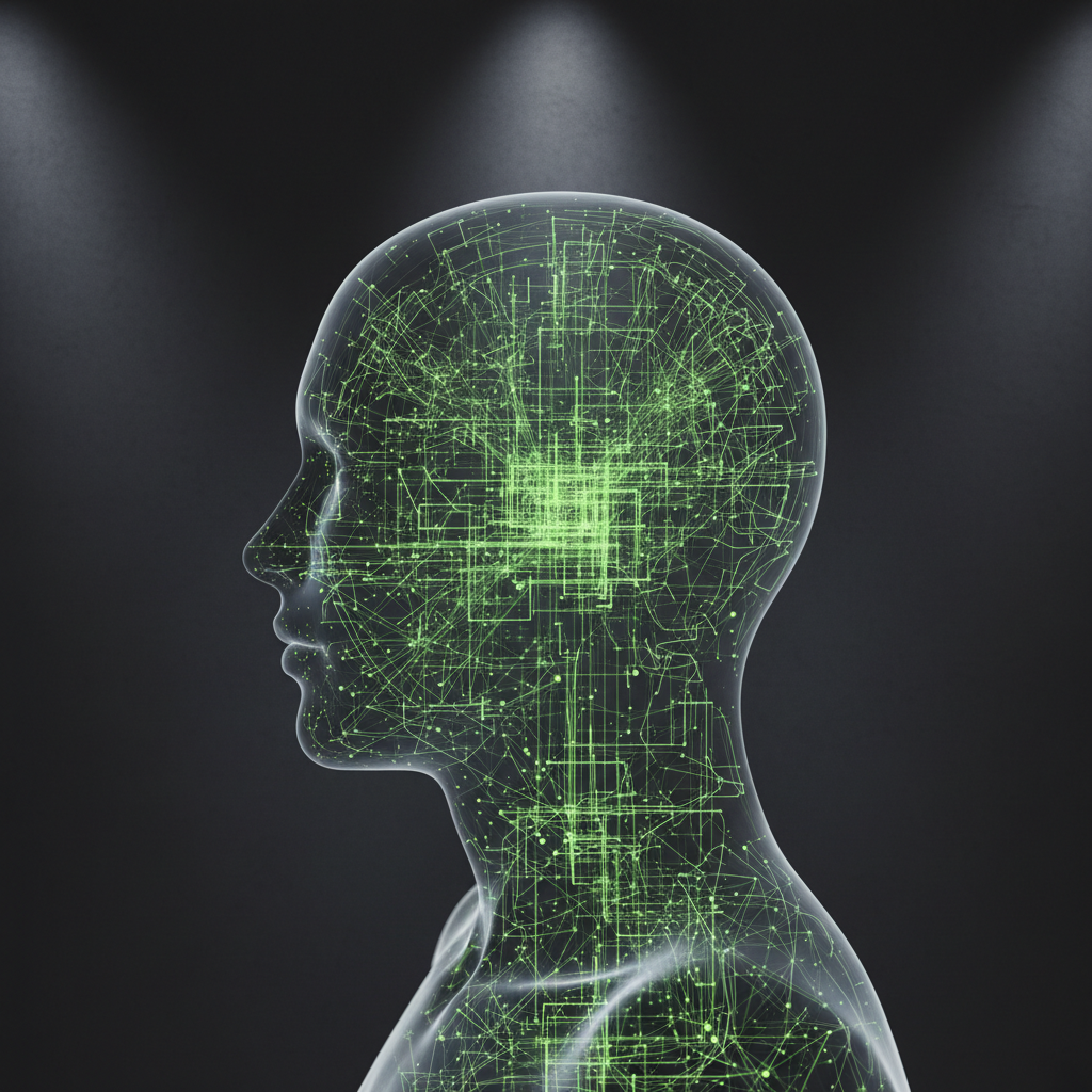 A strong support network, visualized as interconnected nodes, is key to athlete mental wellness and personal branding.