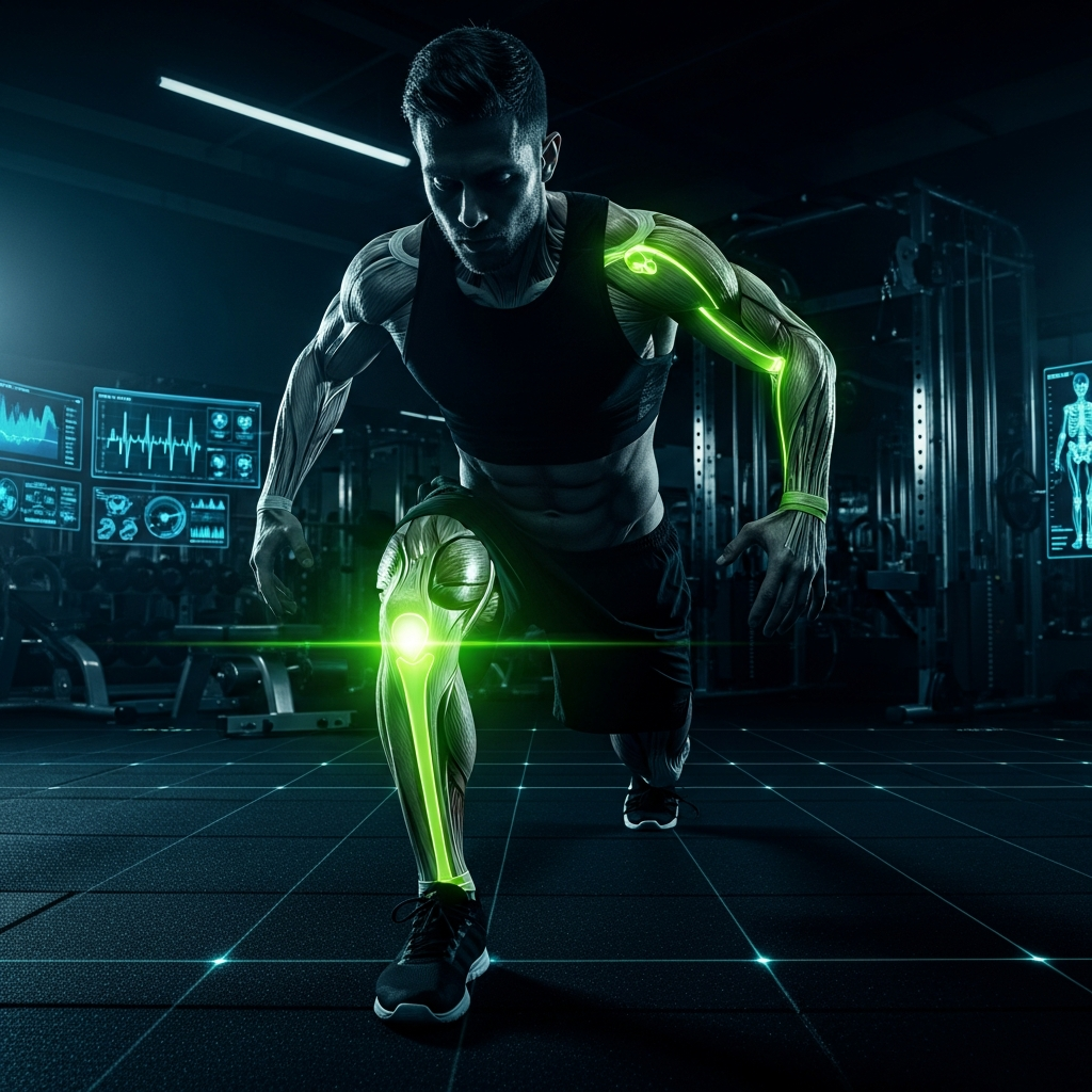 Elite athlete performing prehab exercises