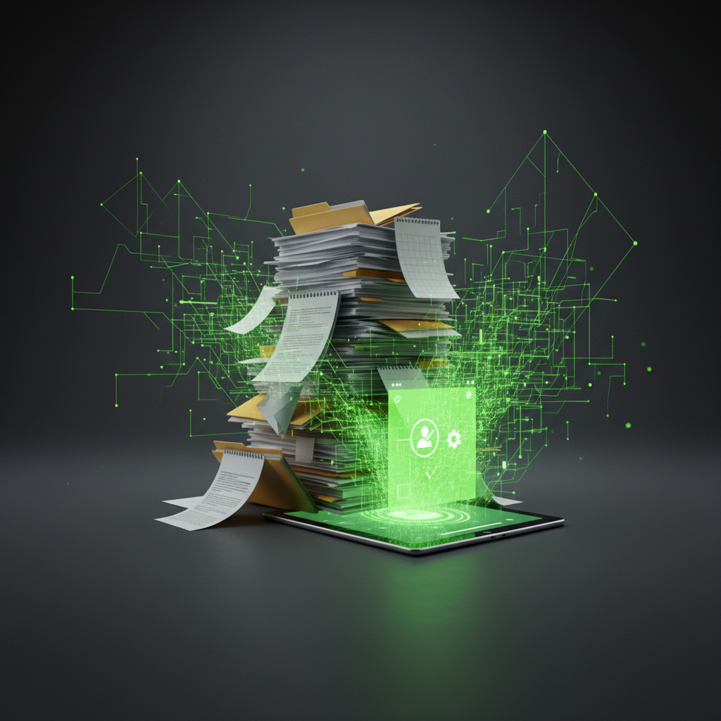 Infographic showing the benefits of paperless club onboarding, including time savings and improved member experience.