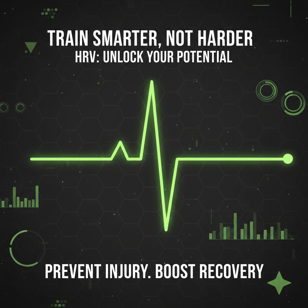 Coach and athlete analyzing performance data with HRV trends on a tablet.