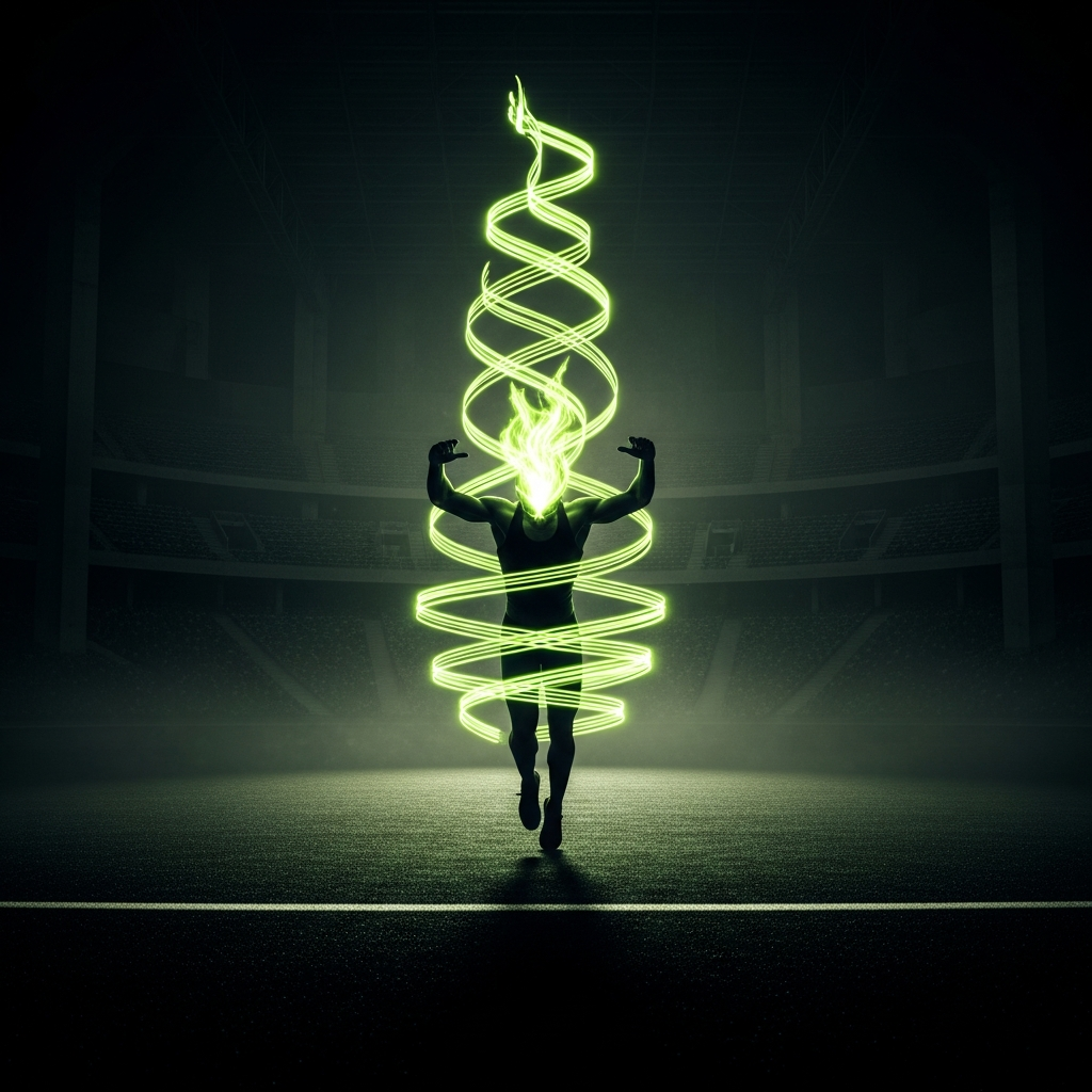 Pro athlete in the zone