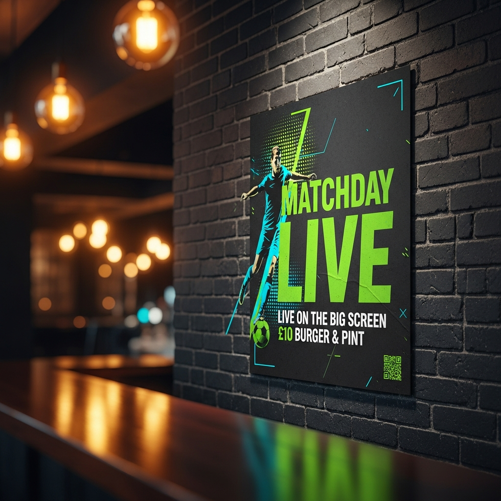 Professional Matchday Poster Design