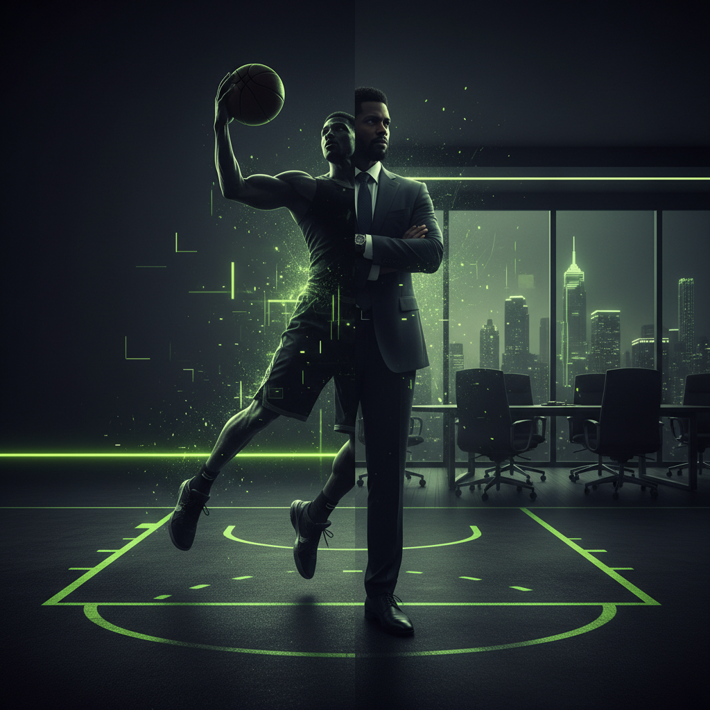 A smartphone displaying a live sports broadcast with integrated micro-betting options in a lime green and dark color scheme.