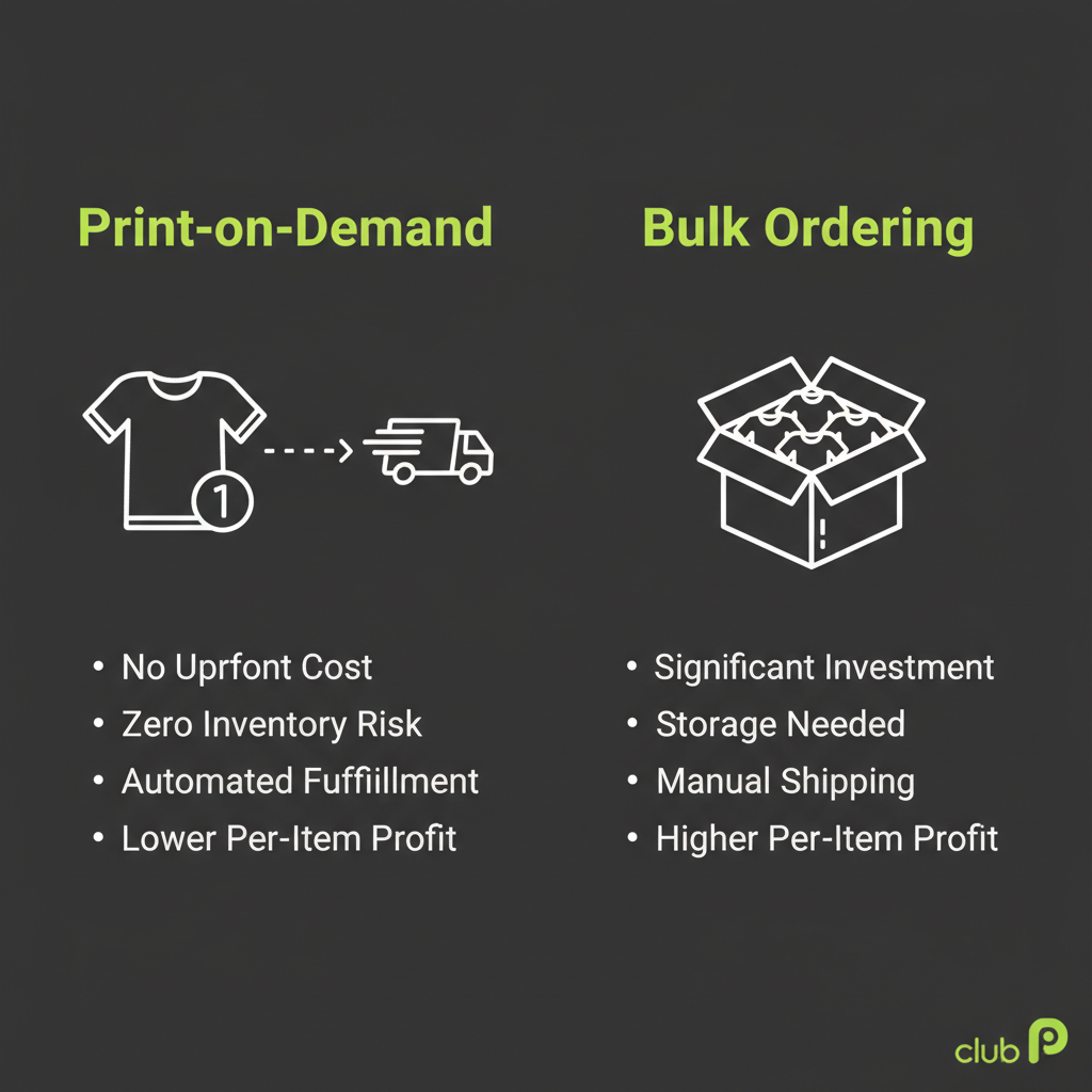 A marketing flyer with a large QR code and lime green text promoting a sports club online merchandise store.