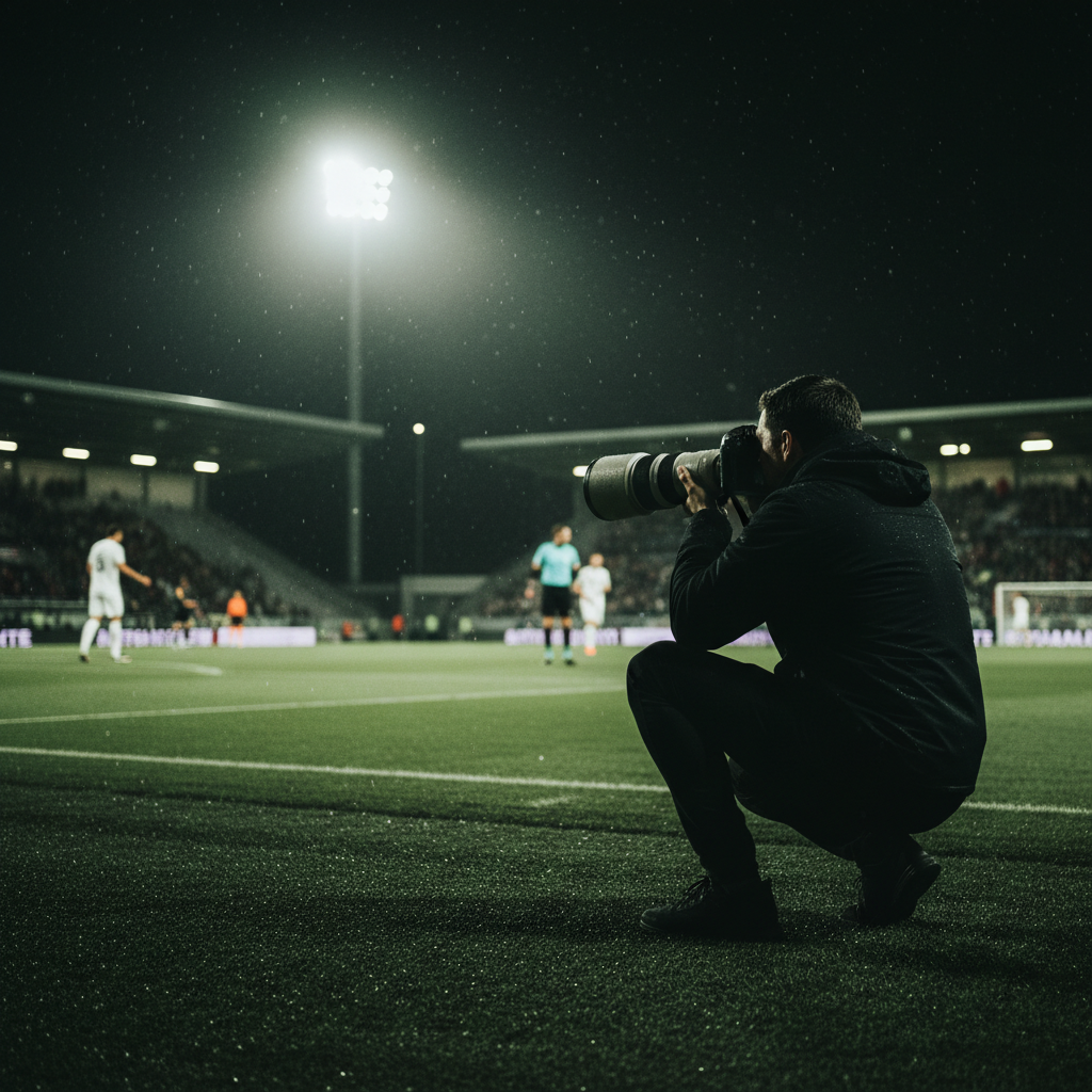 Graphic icon representing a media advisory invitation for a local press event.