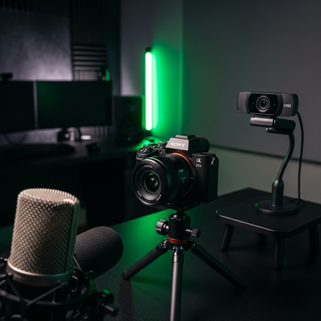 Professional 2-camera streaming setup thumbnail