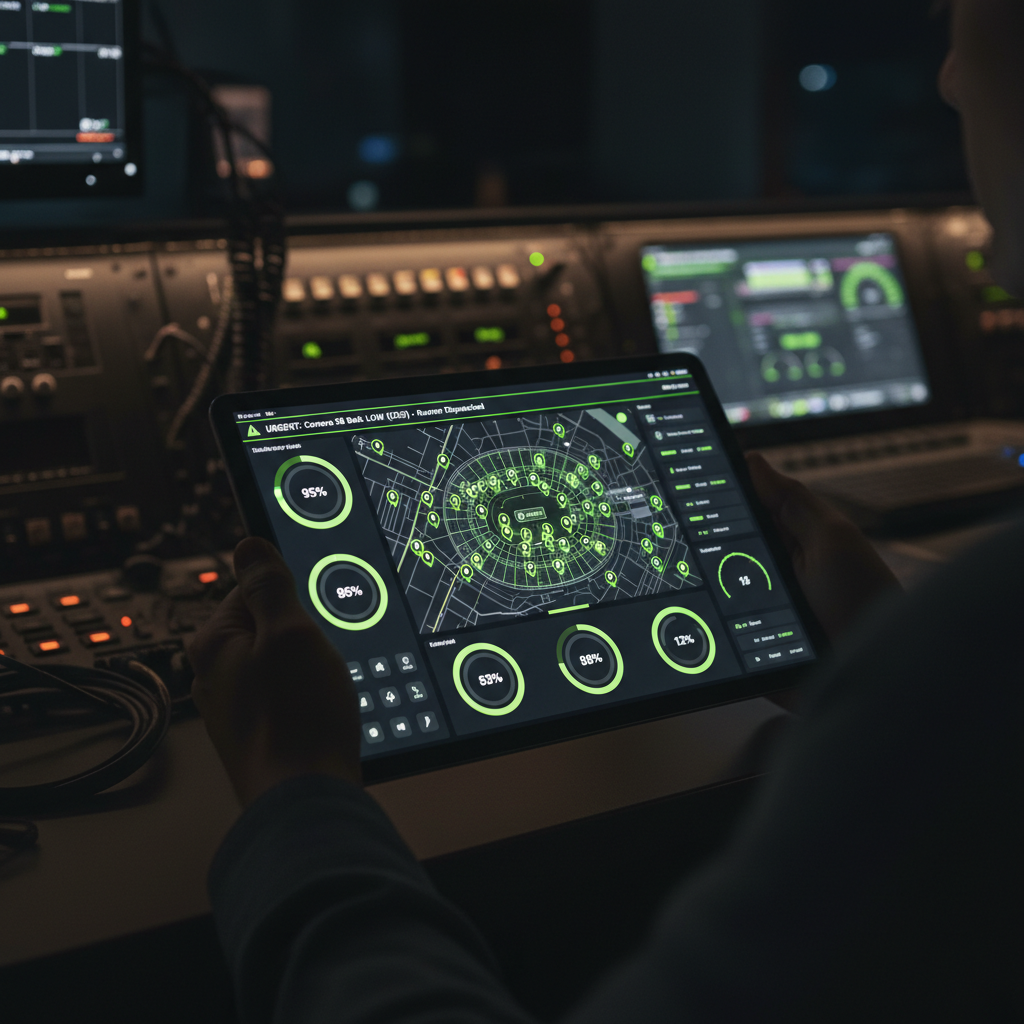 Final thematic broadcast visualization