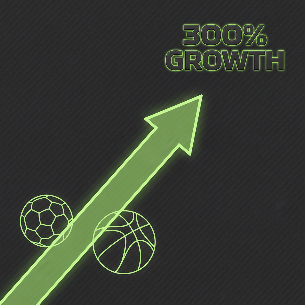 Infographic showing the average franchise valuation growth for the WNBA and NWSL from 2022 to 2026, with both leagues showing exponential increases.