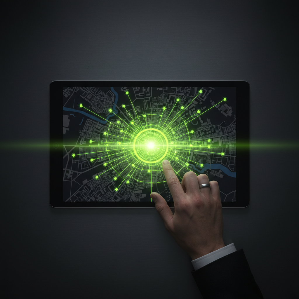 A diagram illustrating the four tiers of a local media contact list, from regional players to community nodes.